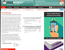Tablet Screenshot of freemoney.com
